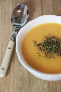 Vegane Süßkartoffelsuppe